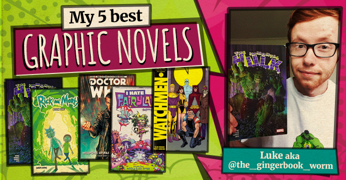 my 5 best graphic novels @the_gingerbook_worm wob
